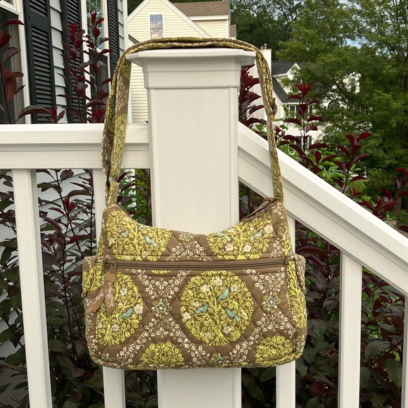 Vera Bradley Maggie Sittin in a Tree Shoulder Bag & Wallet Multicolor - Picture 4 of 14